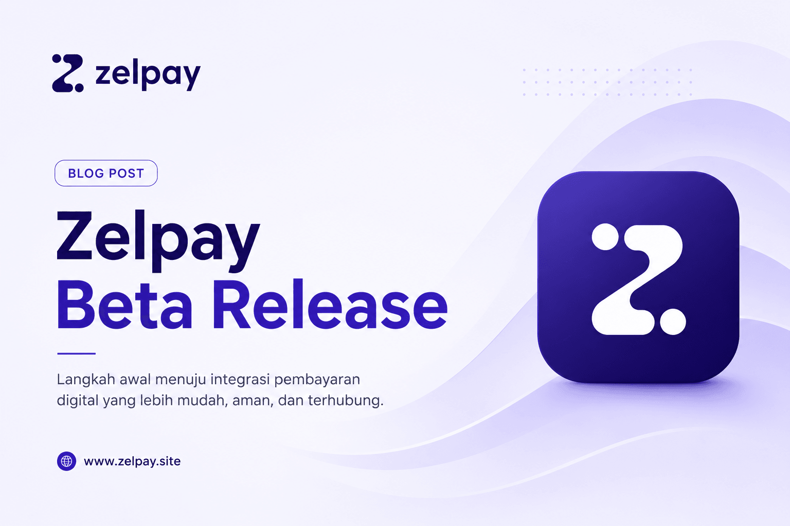 Tampilan beta release ZelPay, platform pembayaran digital buatan tim Bitech